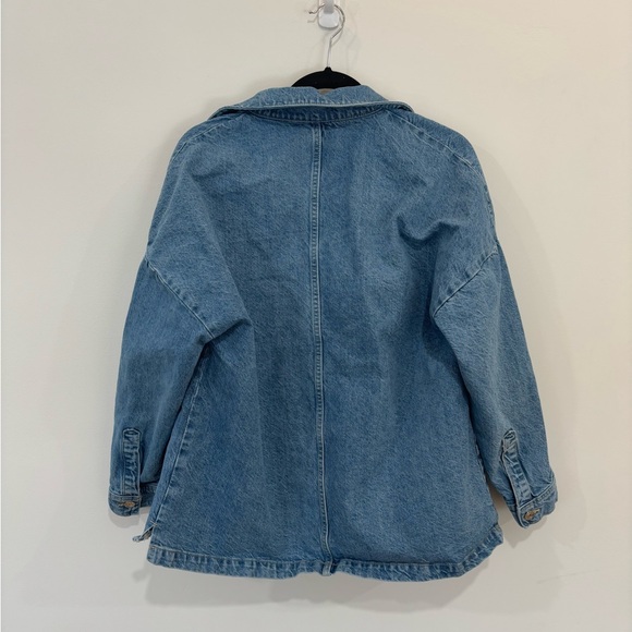 Zara Oversized Denim Jean Jacket - Picture 2 of 4